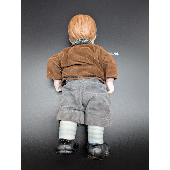 Vintage Oumlet Hansel Bisque Porcelain Doll Strung Joint 10 inches tall - Picture 4 of 8